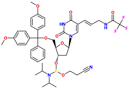(图片) MC082601 5'-O-DMT-5-TFA-aa-2'-deoxyuridine-3'-CE phosphoramidite